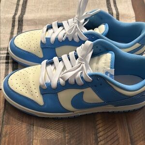 Kids Blue and White Sneakers